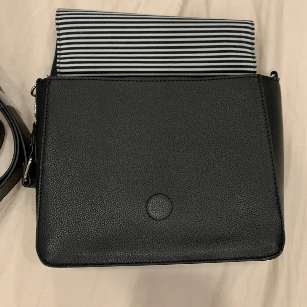 Disney Flare Crossbody Pin Bag in Black with Mickey Mouse Logo - Picture 10 of 10